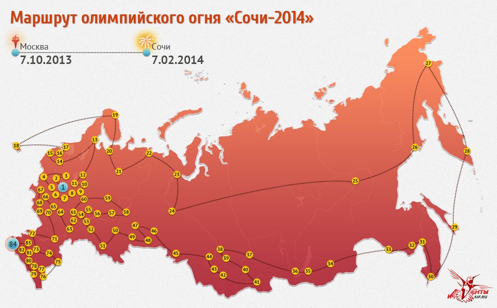 Карта огня россии