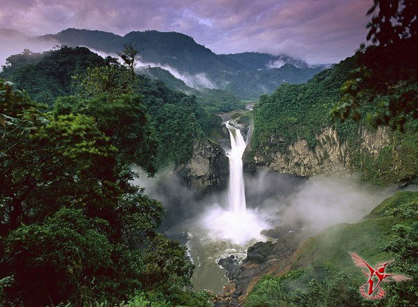 Жемчужины Эквадора: Водопад Сан-Рафаэль