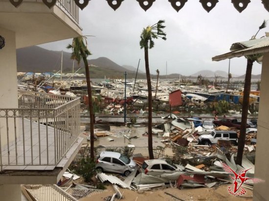 Последствия урагана "Ирма" на островах Карибского моря