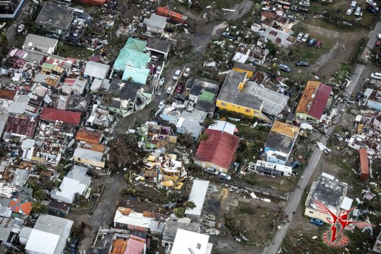 Последствия урагана "Ирма" на островах Карибского моря