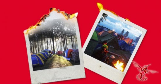 В Хабаровском крае сгорел детский палаточный лагерь. Погибли дети!